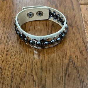 Gold studded bracelet